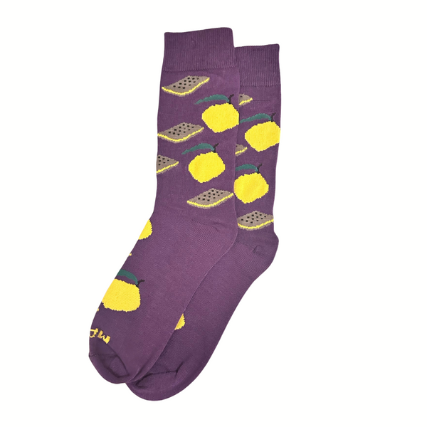 Lemon Puff Socks